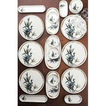 Set de mic dejun (29 Pieces), L'essentiel Maison, 335RTN1209, Oval de măslin: (2 bucăți), Multicolor
