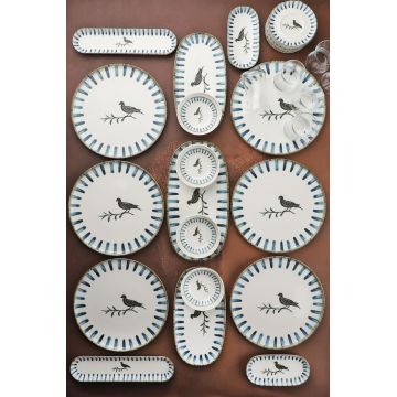 Set de mic dejun (29 piese), L'essentiel Maison, 335RTN1211, Oval de măslin: (2 bucăți), Multicolor