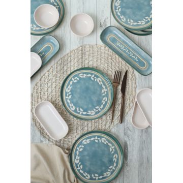 Set de mic dejun, Hermia, 275KRM2517, Eco-Friendly, Crem