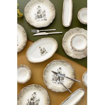 Set de mic dejun, Hermia, 311MBL1129, Bol Joker: 10 cm (4 bucăți), Multicolor