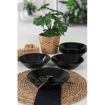 Set farfurii din ceramica pentru desert, Hermia, 275KRM1824, Multicolor