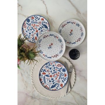 Set farfurii pentru desert, Hermia, 275KRM2021, FAIAȚĂ, Multicolor