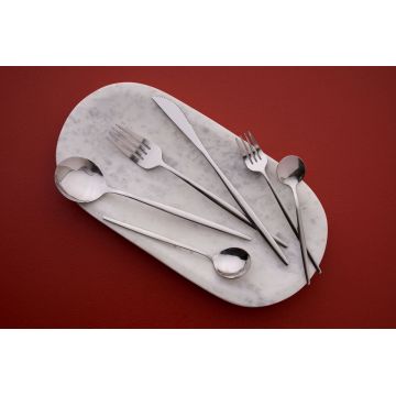 Set tacamuri, Hermia, 196RWE1808, Furculiță de masă: (6 bucăți), Argintiu