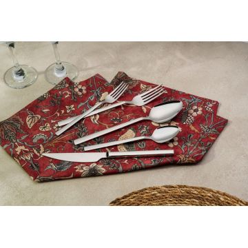 Set tacamuri, Hermia, 294HRO1144, Furculiță de masă: 21 x 2,5 cm (12 bucăți), Crom