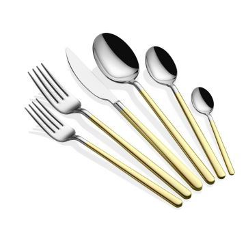 Set tacamuri, Hermia, 645DRM1216, Inox, Acoperit cu aur de 24K, Aur argint