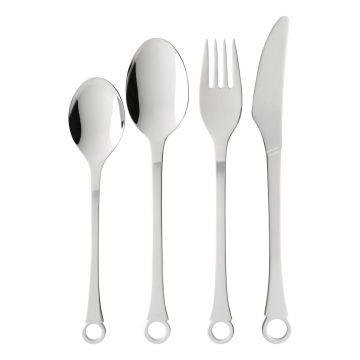 Tacâmuri argintii din oțel inoxidabil 16 buc. Pantry – Gense